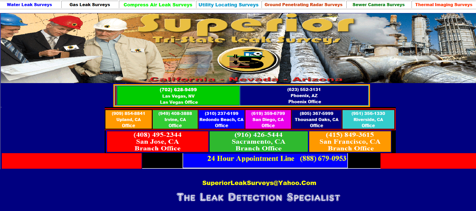 Leak Surveys In Fontana CA